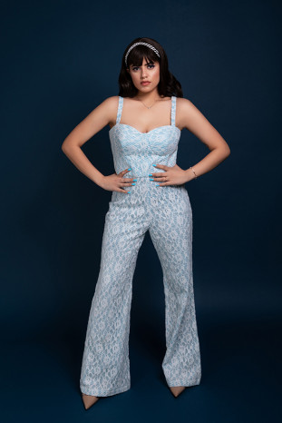 Lace glam jumpsuit