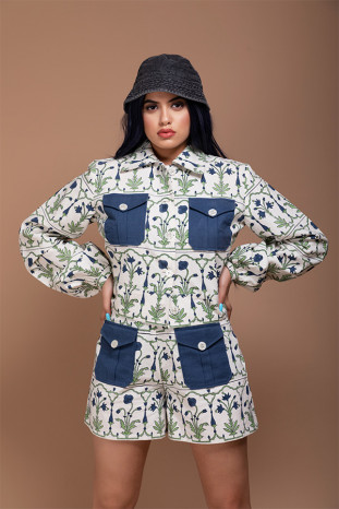 All eyes on you high waist shorts