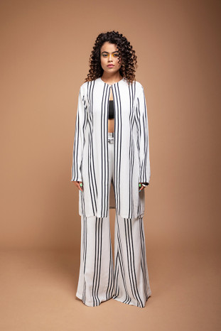 All about strips long jacket