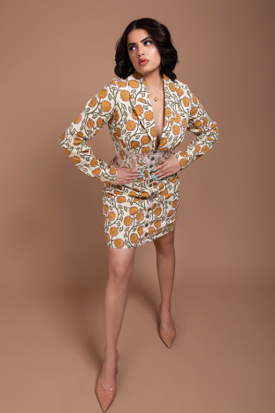 Field of flowers mini dress