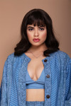 Bikers Chic Bomber Jacket With Bralette