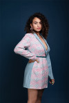 Print on your side blazer dress