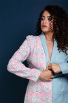 Print on your side blazer dress