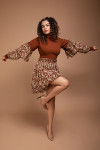 Dolled up printed dress