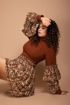 Dolled up printed dress