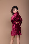 On my mind velvet Skirt