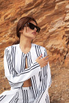 All about strips long jacket