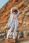 All about strips long jacket