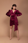 On my mind velvet dress
