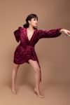 On my mind velvet dress